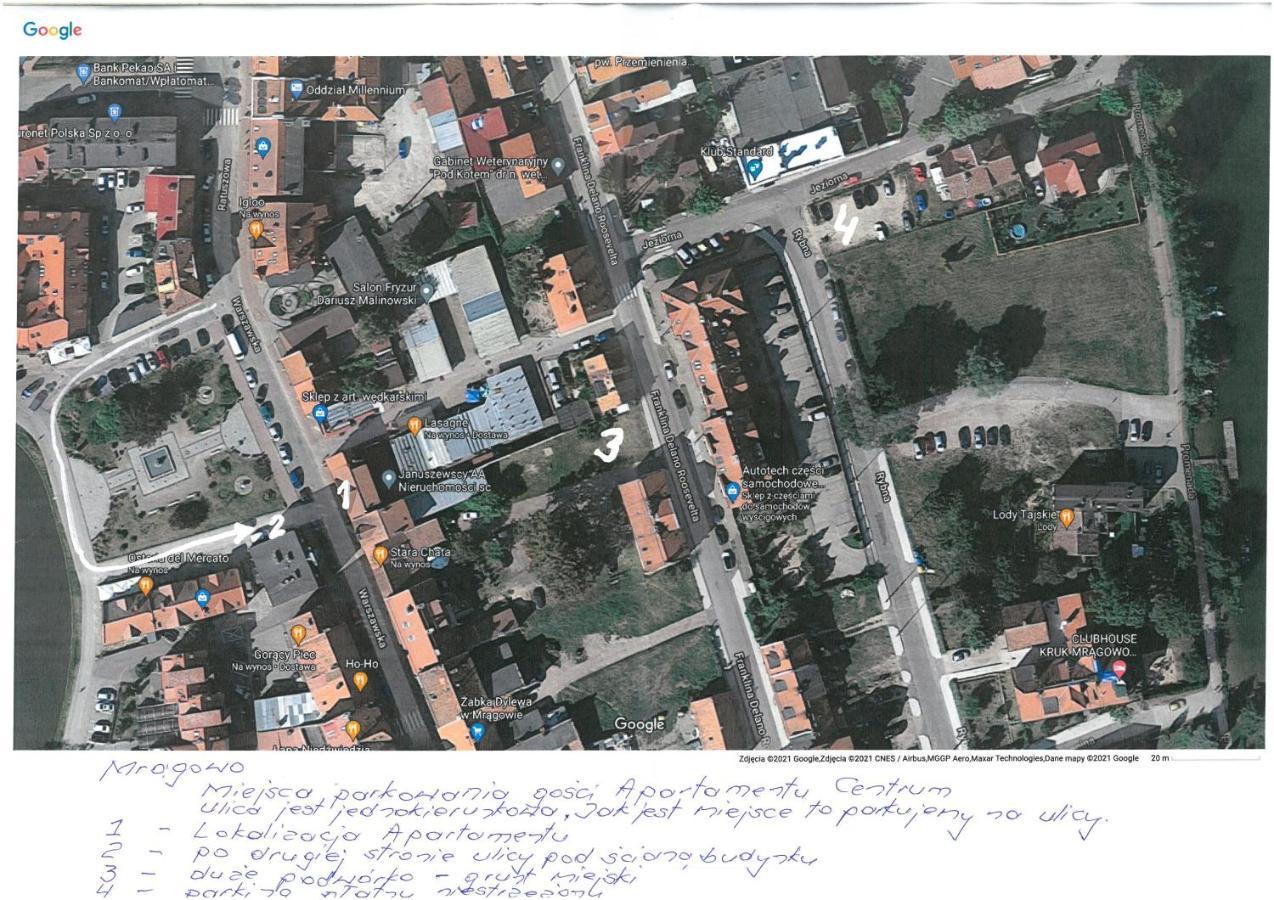 Warszawska Centrum - W Cenie 4 Rowery, Lodka Wioslowa, Kajak, Rower Wodny, Plaza Mrągowo Buitenkant foto